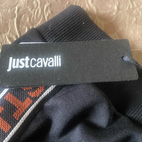 NWT Authentic Just Cavalli Track Pants/leggings- SZ 42 (US 6) or size Medium - Picture 8 of 16